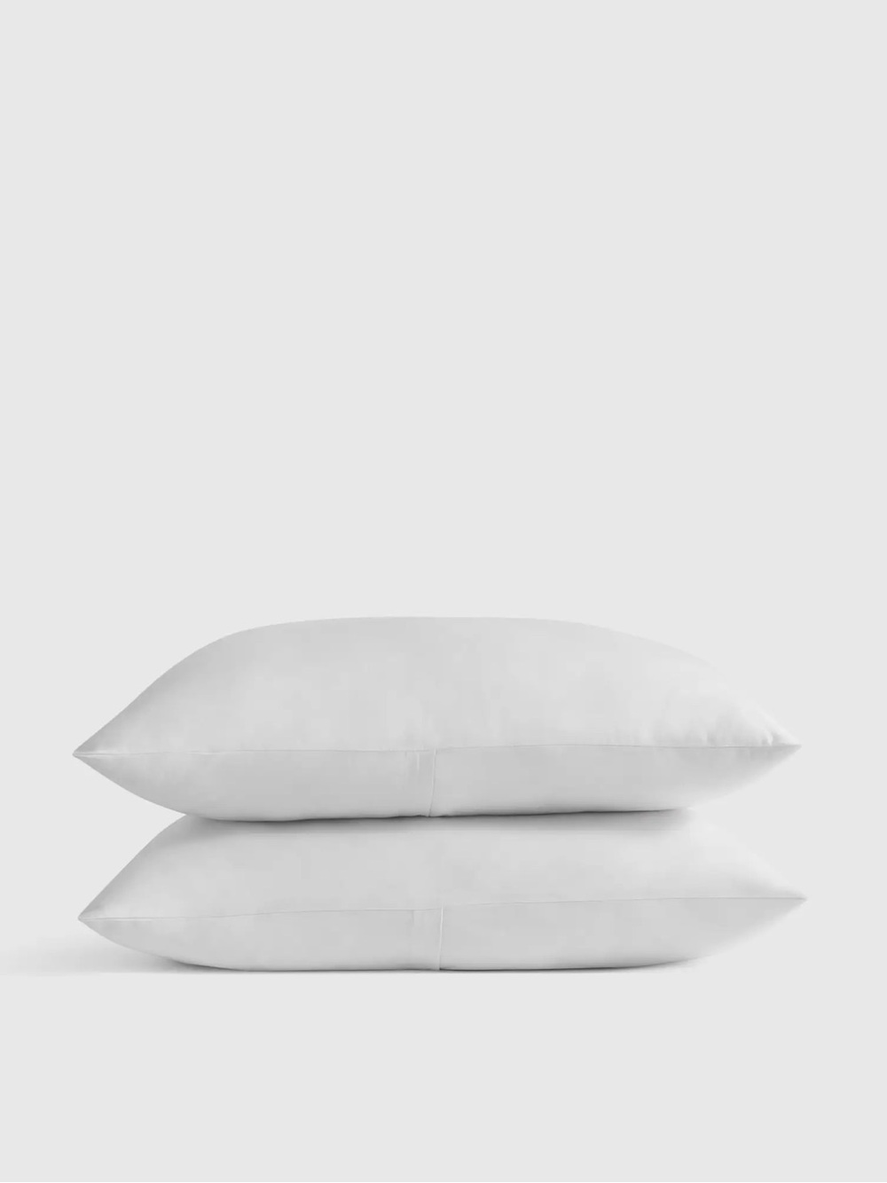 NWT QUINCE Organic Crisp Percale Sham Set Standard White 4022